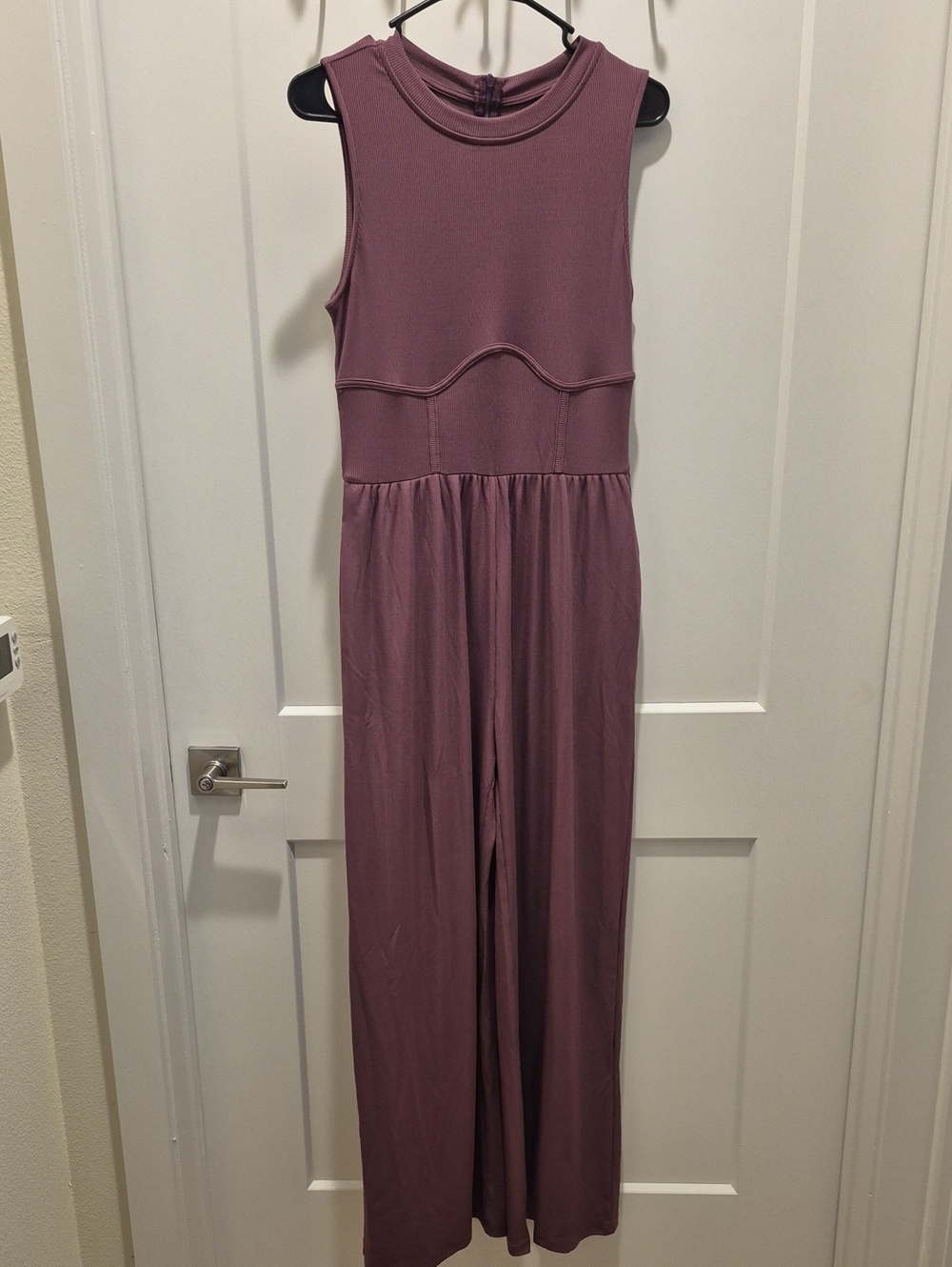 Cider Mauve Sleeveless Jumpsuit